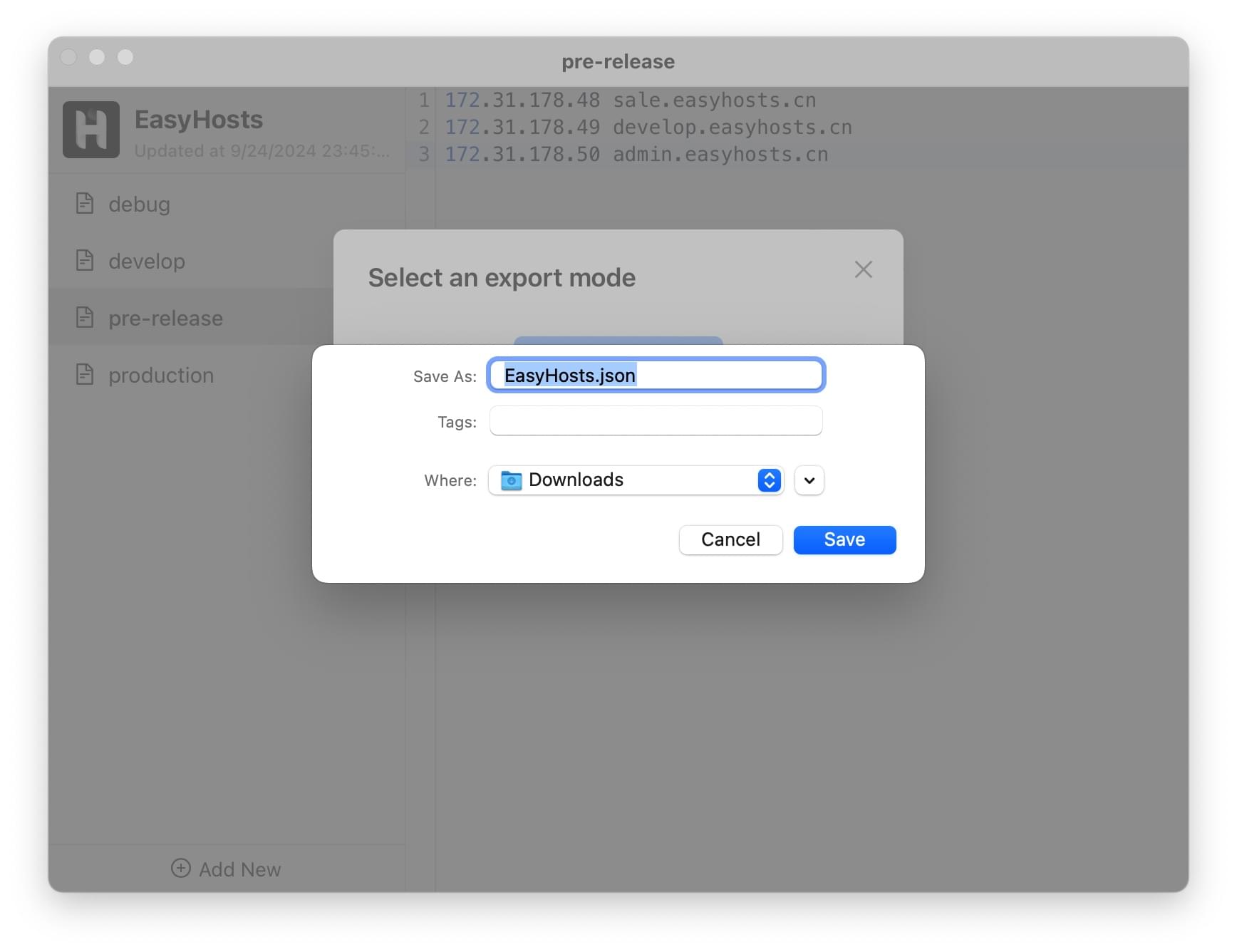 EasyHosts